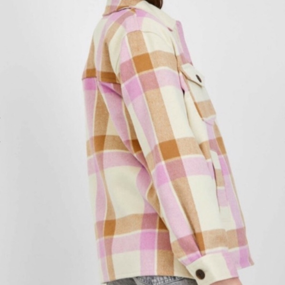 NWT GAP Plaid Shacket - Picture 2 of 7